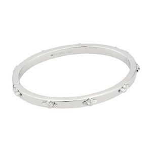 NEW Kendra Scott Abbie Metal Bangle Bracelet in Silver, size S/M